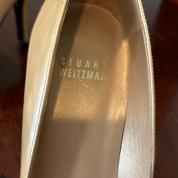 Gold Patent Leather Heels by Stuart Whitman - Picture 6 of 6